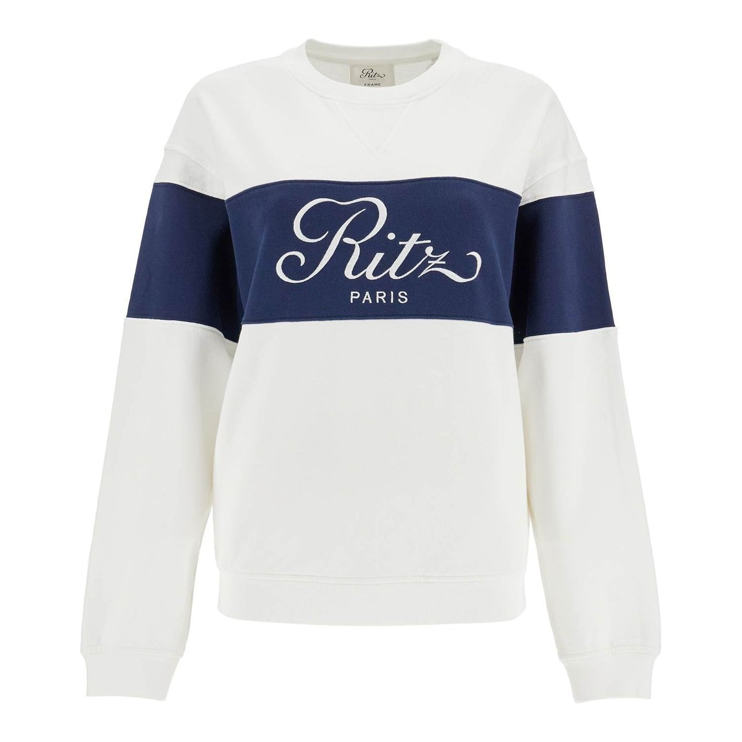 Frame x Ritz Paris two-tone frame sweatshirt Topwear FRAME