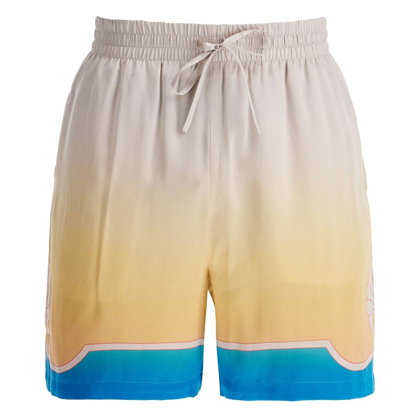 Casablanca "colorful silk bermuda shorts set