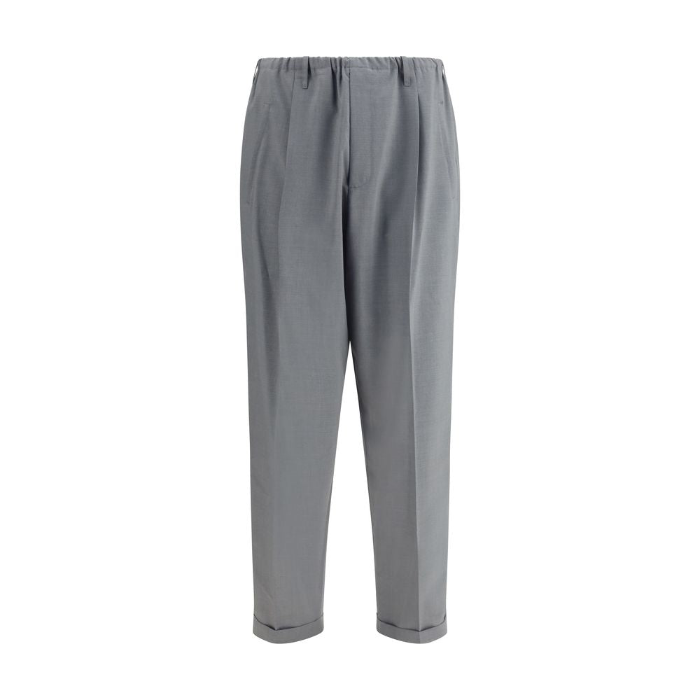 Magliano Gray Polyester Casual Pants Magliano