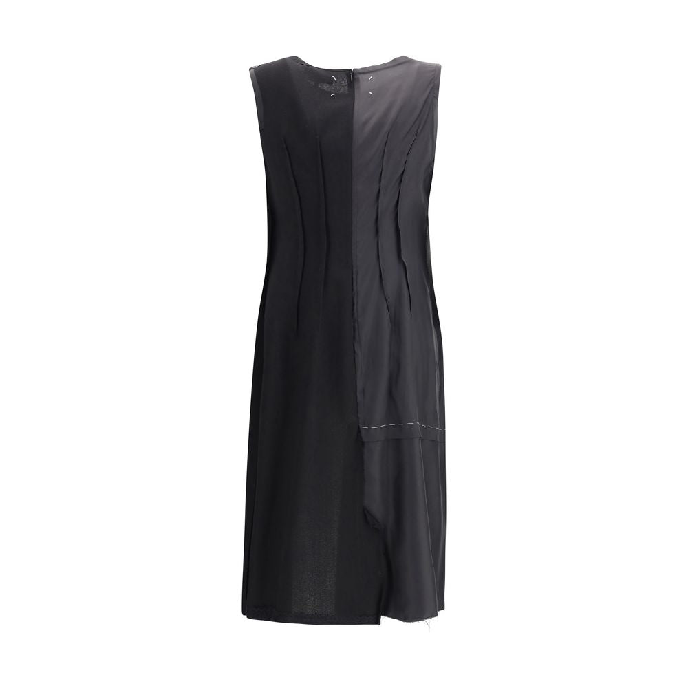 Margiela Black Acetate Casual Dress Margiela