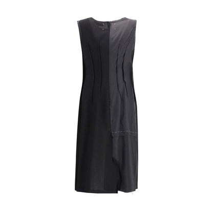 Margiela Black Acetate Casual Dress Margiela