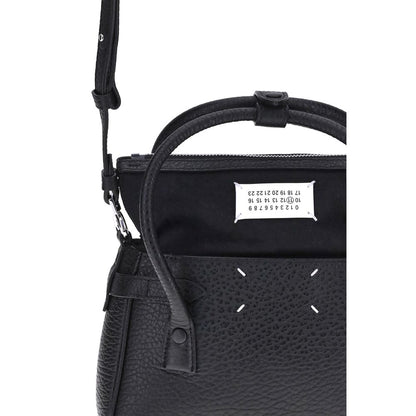 Margiela Black Calf Leather Bos Taurus Handbag Margiela