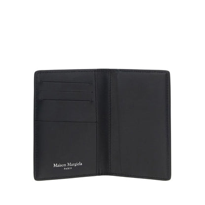 Margiela Black Calf Leather Bos Taurus Wallet Margiela