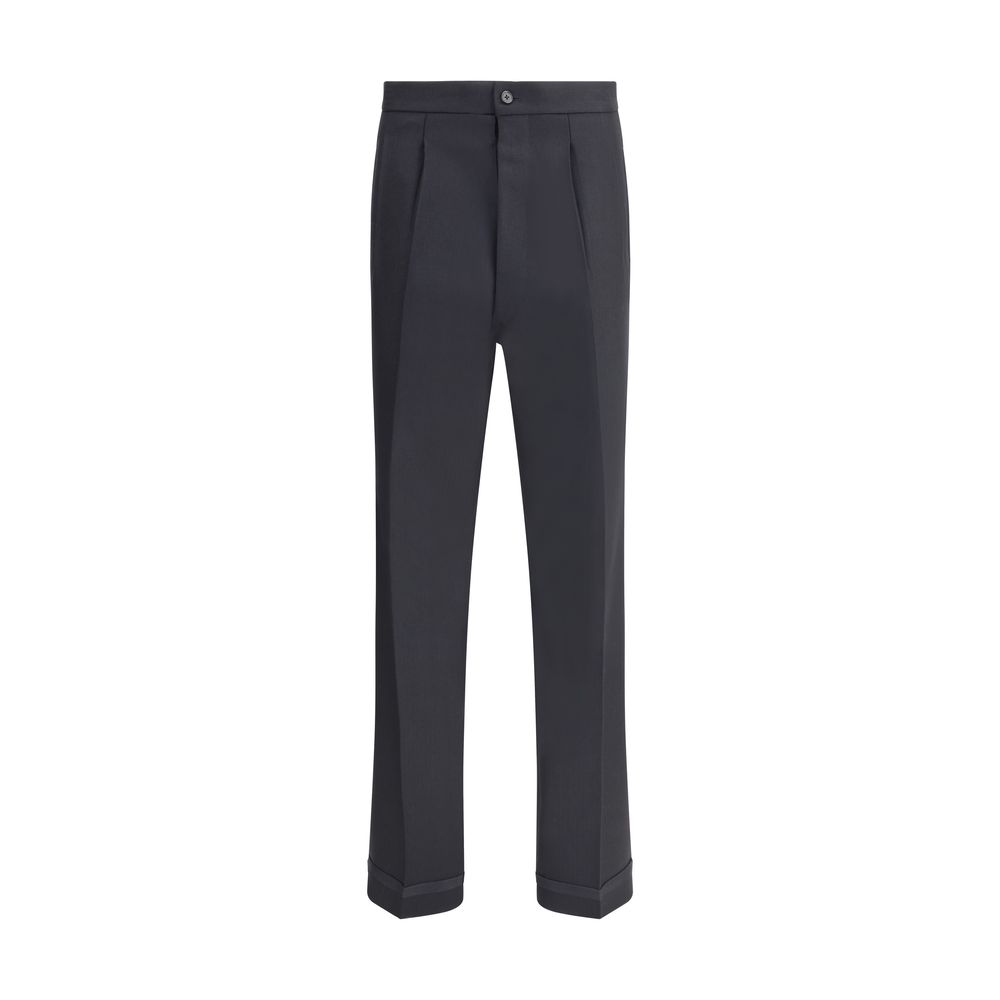 Margiela Black Wool Dress Pants Margiela