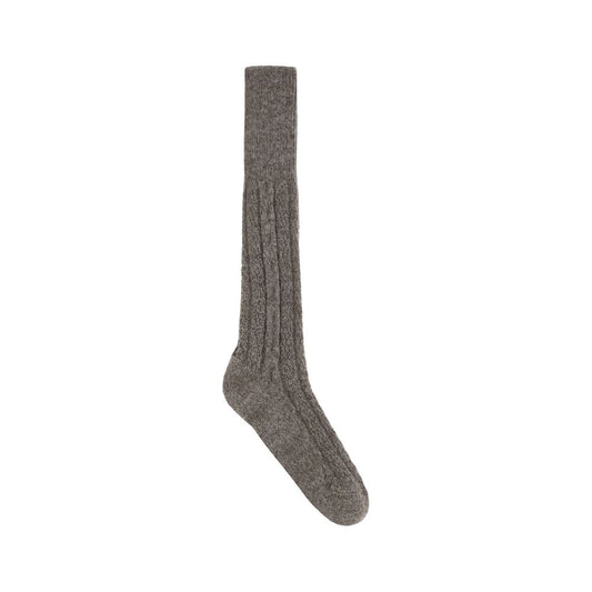 Margiela Brown Wool Socks Margiela