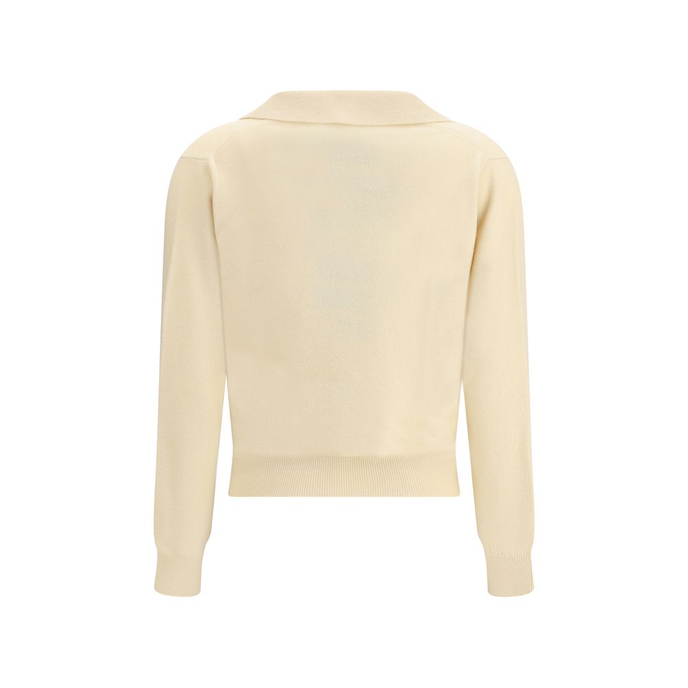 Margiela Cream Fleece Wool Sweater Margiela