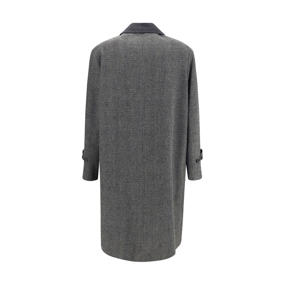 Margiela Gray Fleece Wool Coat Margiela