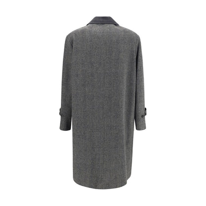 Margiela Gray Fleece Wool Coat Margiela