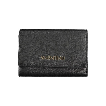 Mario Valentino Black Polyurethane Women Wallet