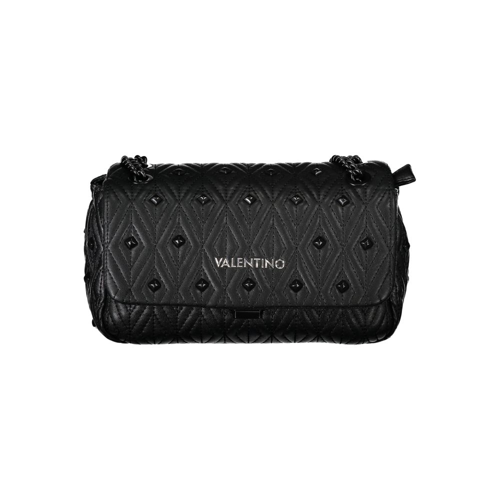 Mario Valentino Nero Poliuretano Woman Shoulder Bag