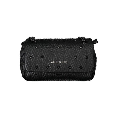 Mario Valentino Nero Poliuretano Woman Shoulder Bag