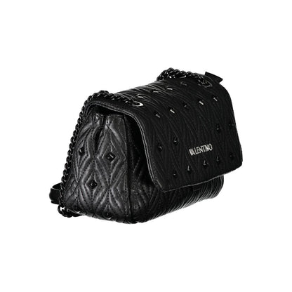 Mario Valentino Nero Poliuretano Woman Shoulder Bag