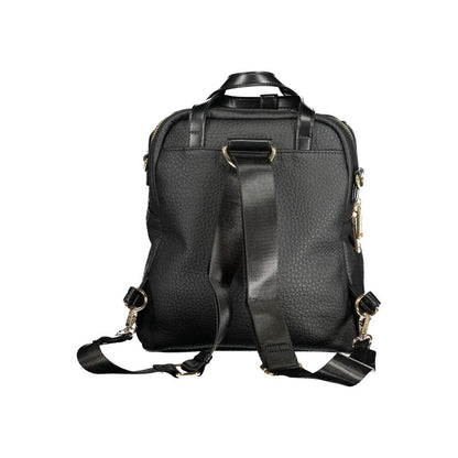 Mario Valentino Nero Poliuretano Women Backpack