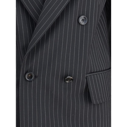 Max Mara Black Fleece Wool Blazer Max Mara