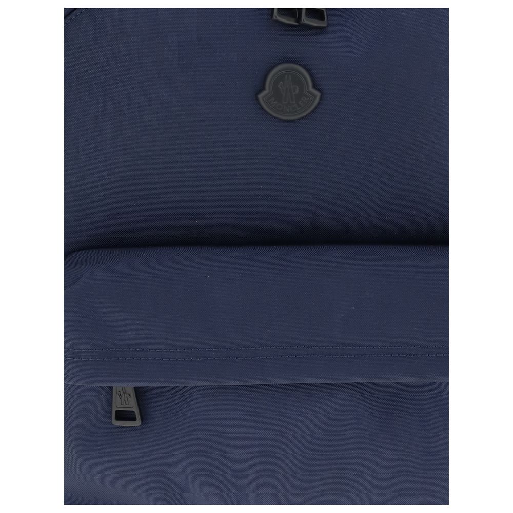 Moncler Blue Nylon Backpack