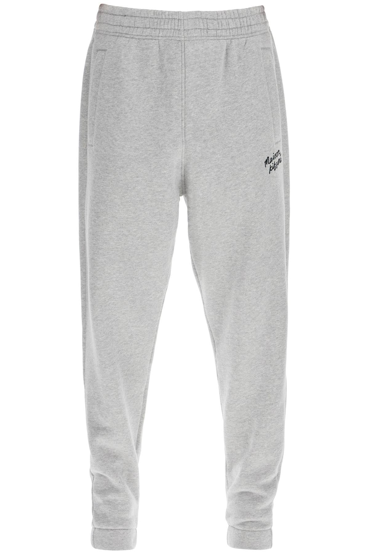 Maison Kitsune Maison Kitsune comfort joggers with embroidery