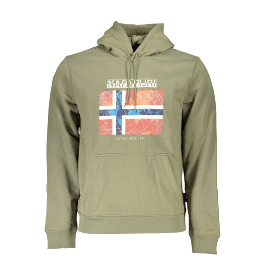 Napapijri "Verde Cotton Men's Sweatshirt with Hood" Napapijri