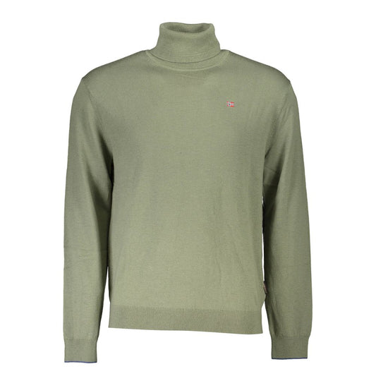 Napapijri Verde Wool Men Sweater