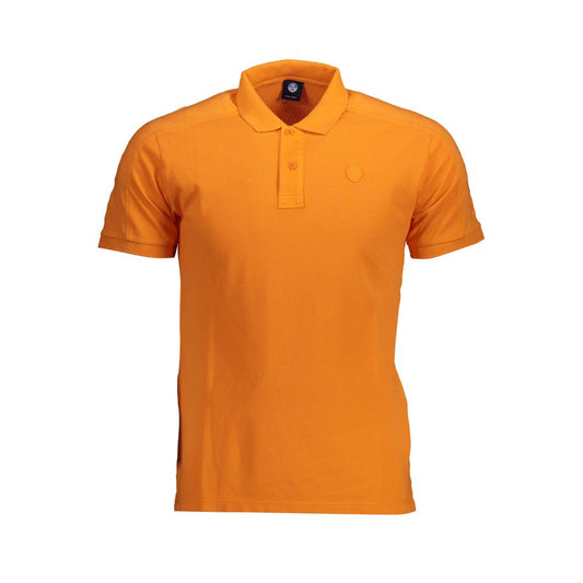 North Sails Arancione Cotton Men Polo
