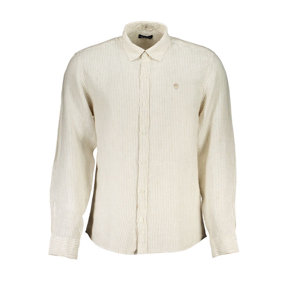 North Sails Beige Linen Men's Shirt