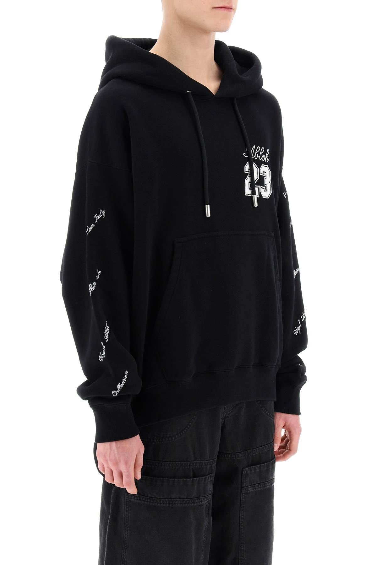 Off-White skate hoodie with 23 logo