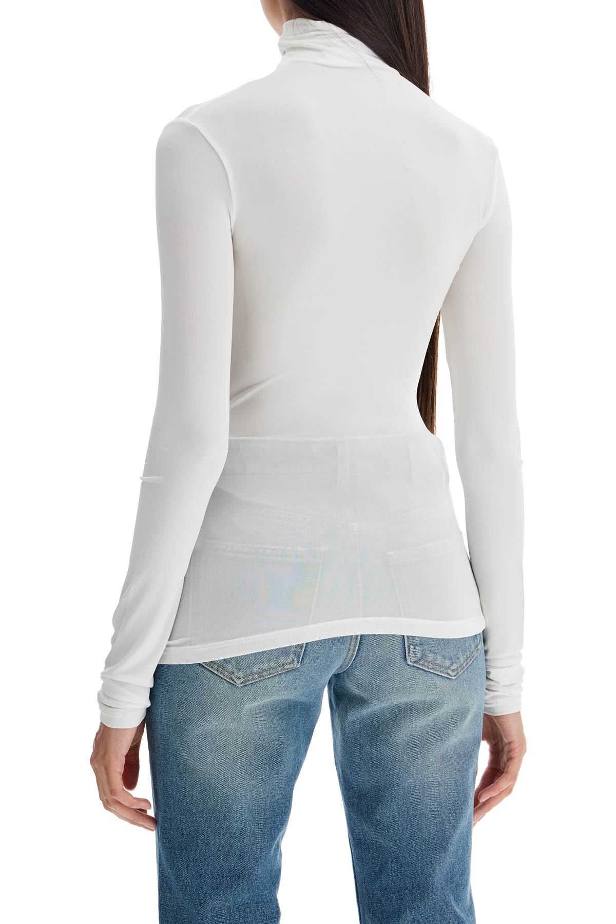 Off-White second skin long sleeve turtleneck top Topwear Off-White