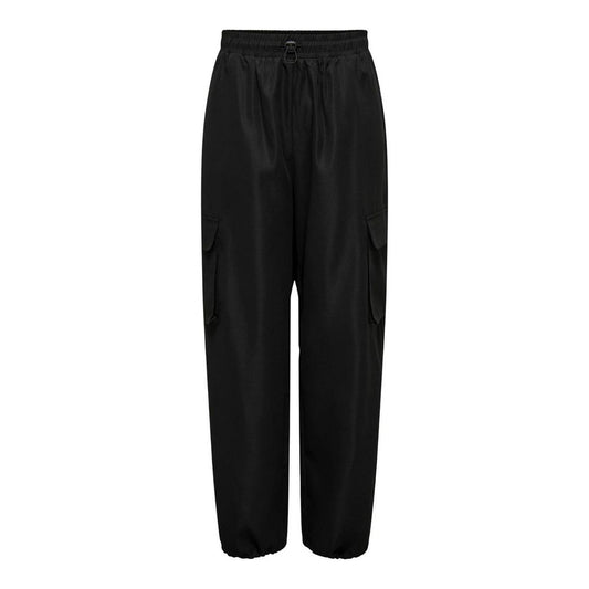 Only Black Cotton Cargo Pants Only