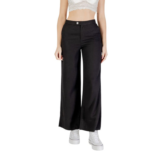Only Black Viscose Pants Only