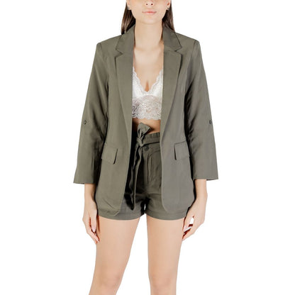 Only Green Viscose Blazer Only
