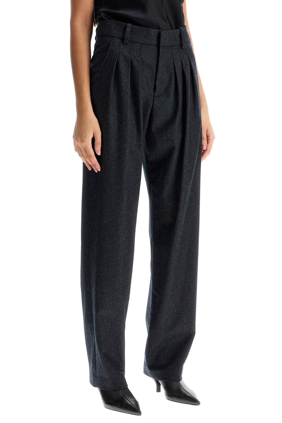 Isabel Marant Isabel Marant casile wool flannel trousers in nine