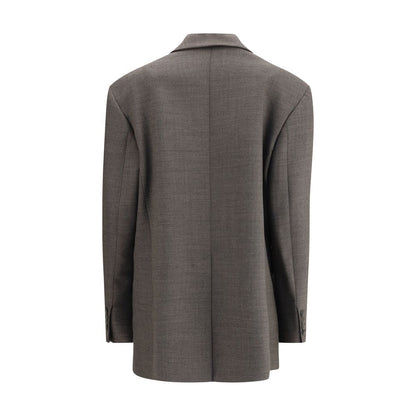 P.A.R.O.S.H. Gray Fleece Wool Blazer P.A.R.O.S.H.