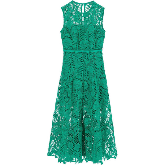 Self-Portrait Self Portrait sleeveless midi lace dress Dresses Self-Portrait