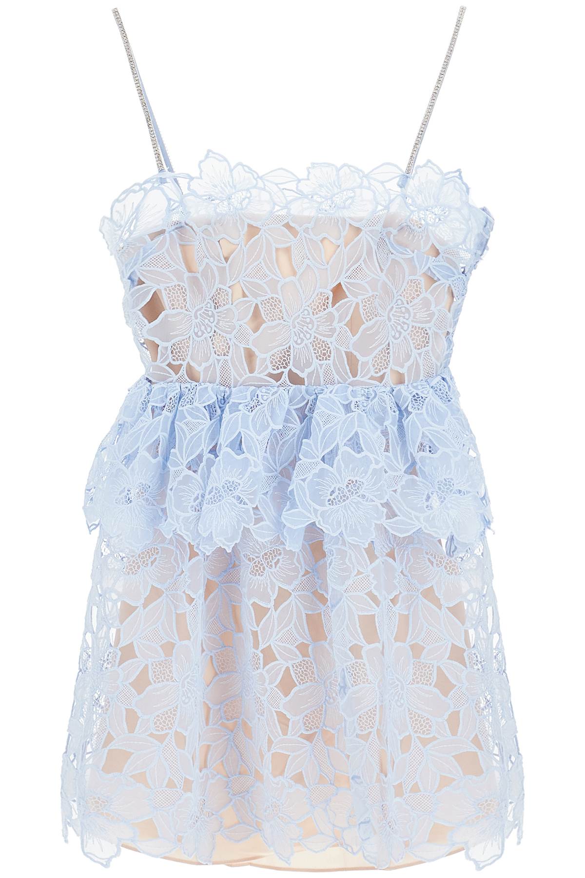 Self-Portrait Self Portrait mini organza lace dress in 9 Dresses Self-Portrait