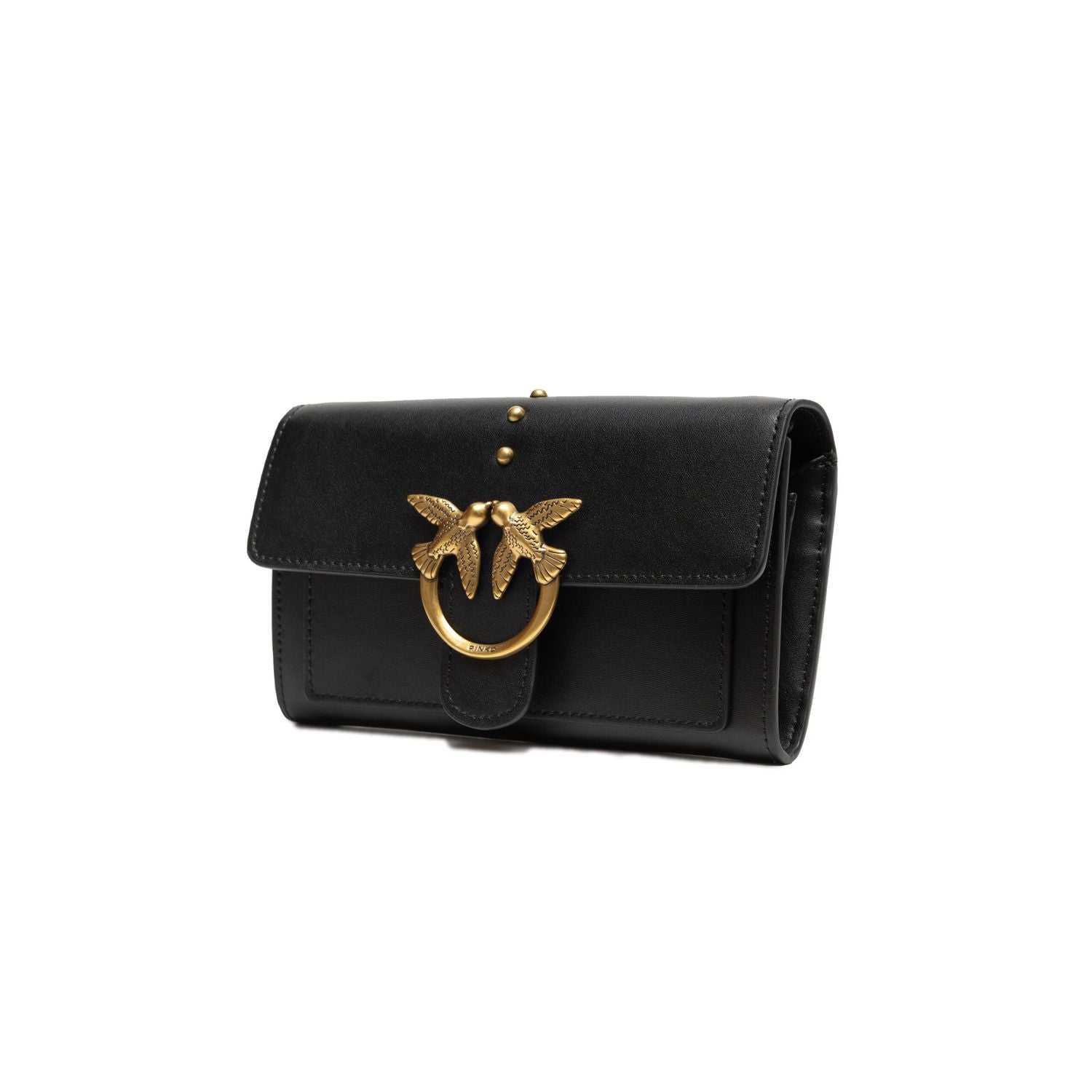 PINKO Black Mini Love Bag One Simply