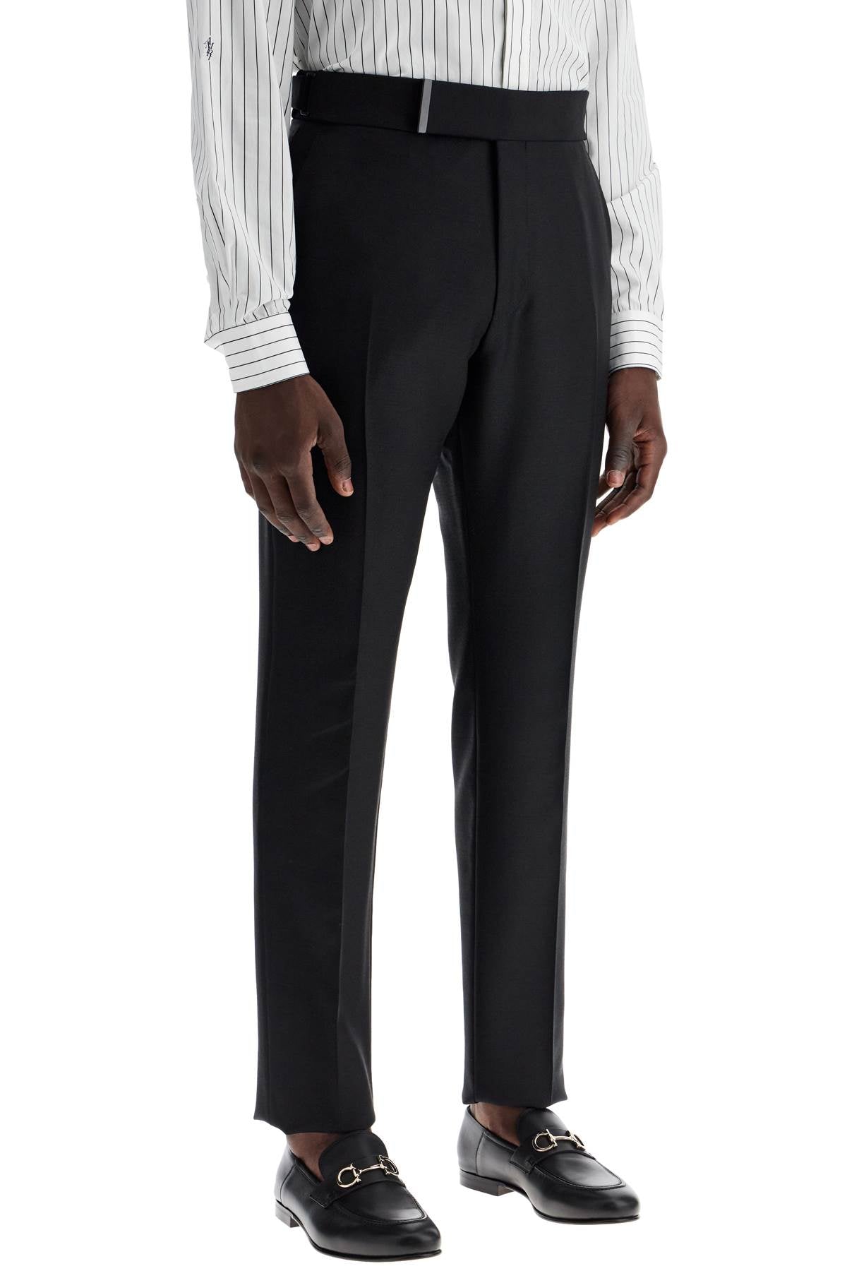 Tom Ford Tom Ford tailored wool and mohair trousers