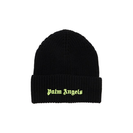 Palm Angels fluorescent logo beanie Scarves Hats & Gloves Palm Angels