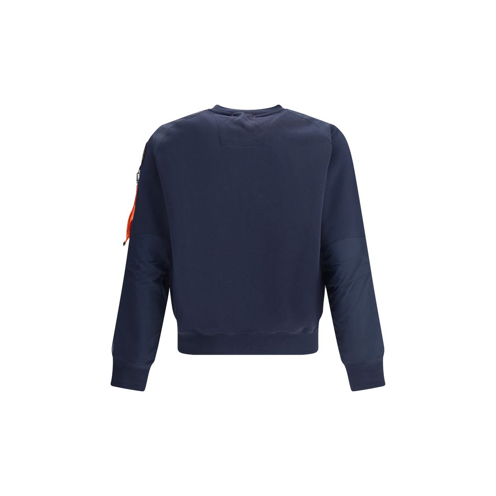 Parajumpers Blue Cotton Sweatshirt Parajumpers
