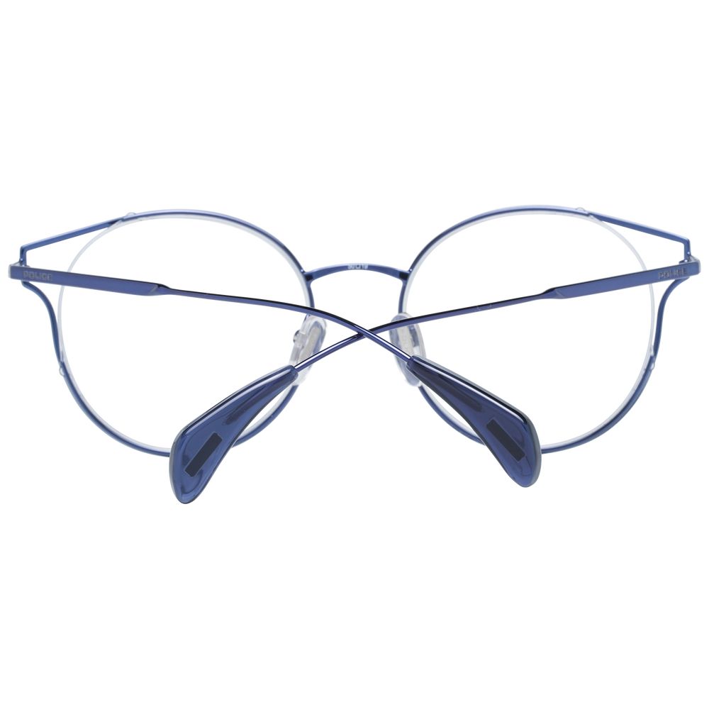 Police Blue Metal & Plastic Glasses (Frames)