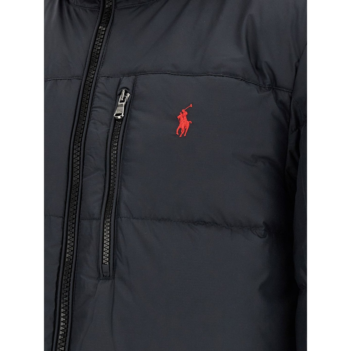 Polo Ralph Lauren Black Polyester Full-Length Jacket