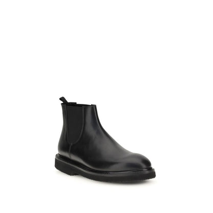 Premiata Black Calf Leather Bos Taurus Chelsea Boots Premiata