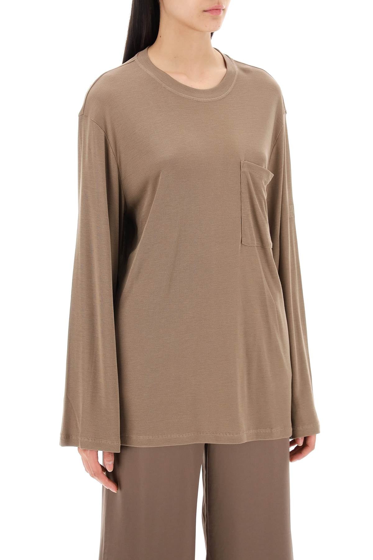 By Malene Birger long-sleeved oversized t Topwear By Malene Birger