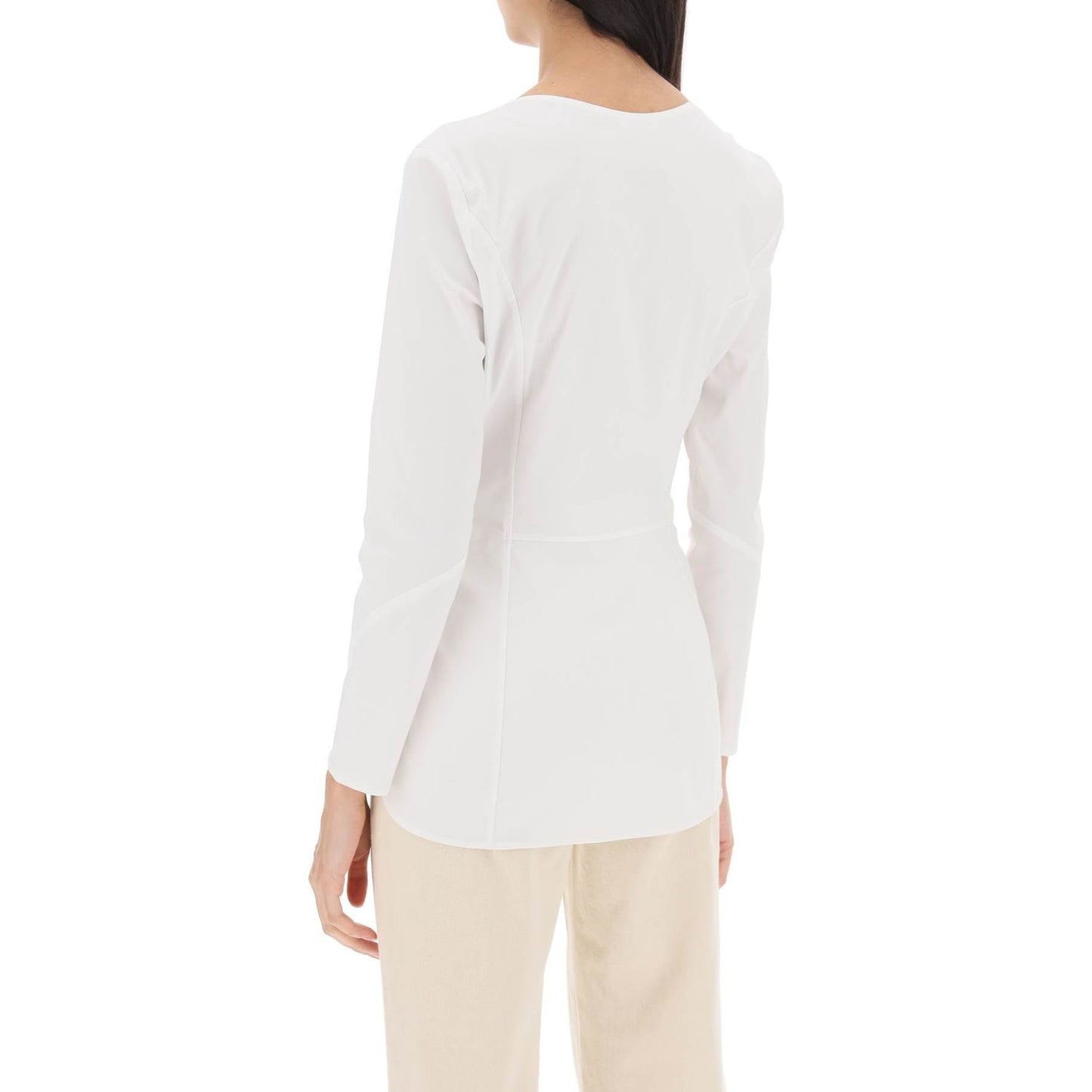 By Malene Birger leiya poplin blouse