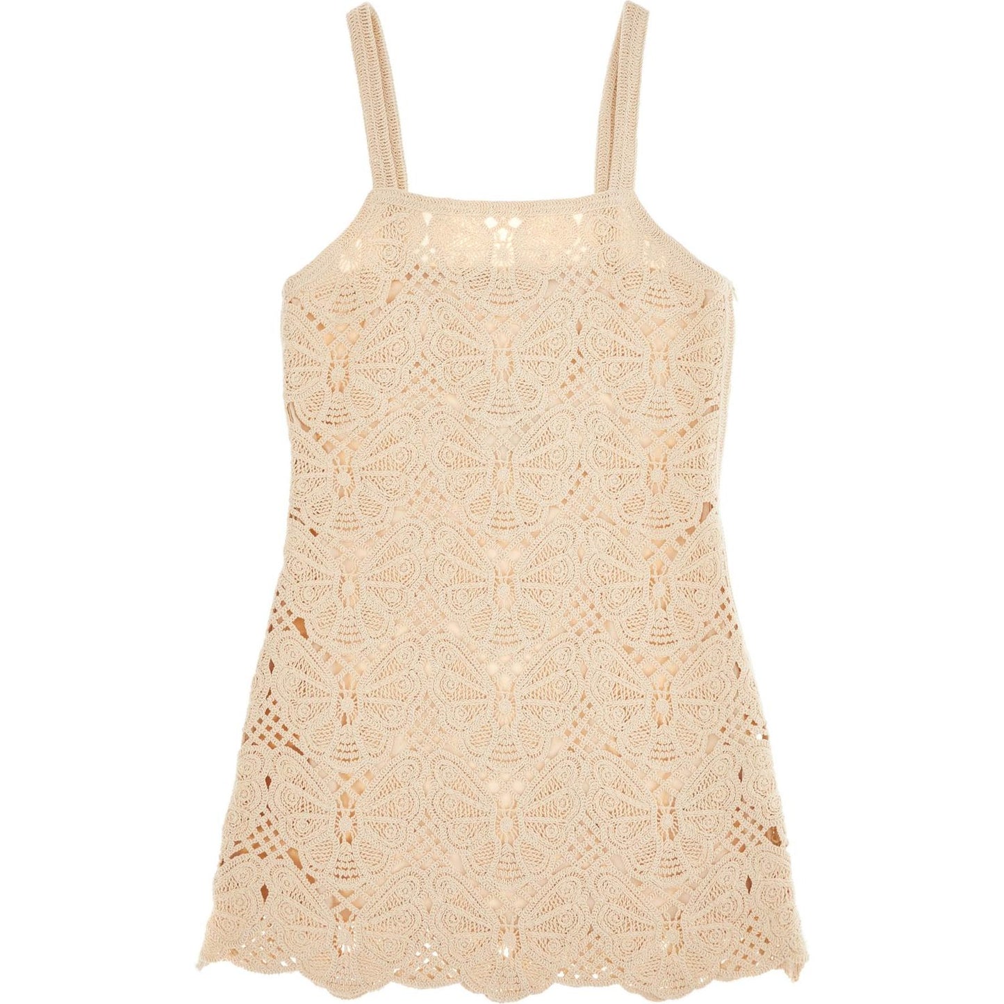 By Malene Birger crochet fall mini dress Dresses By Malene Birger