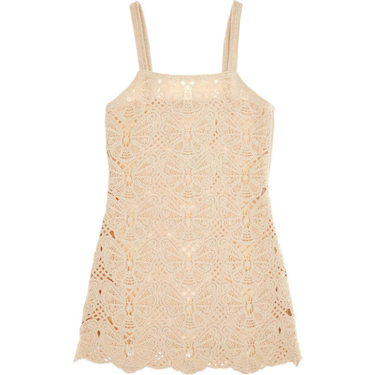 By Malene Birger crochet fall mini dress