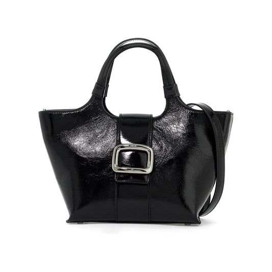 Roger Vivier mini viv' chock tote bag in patent