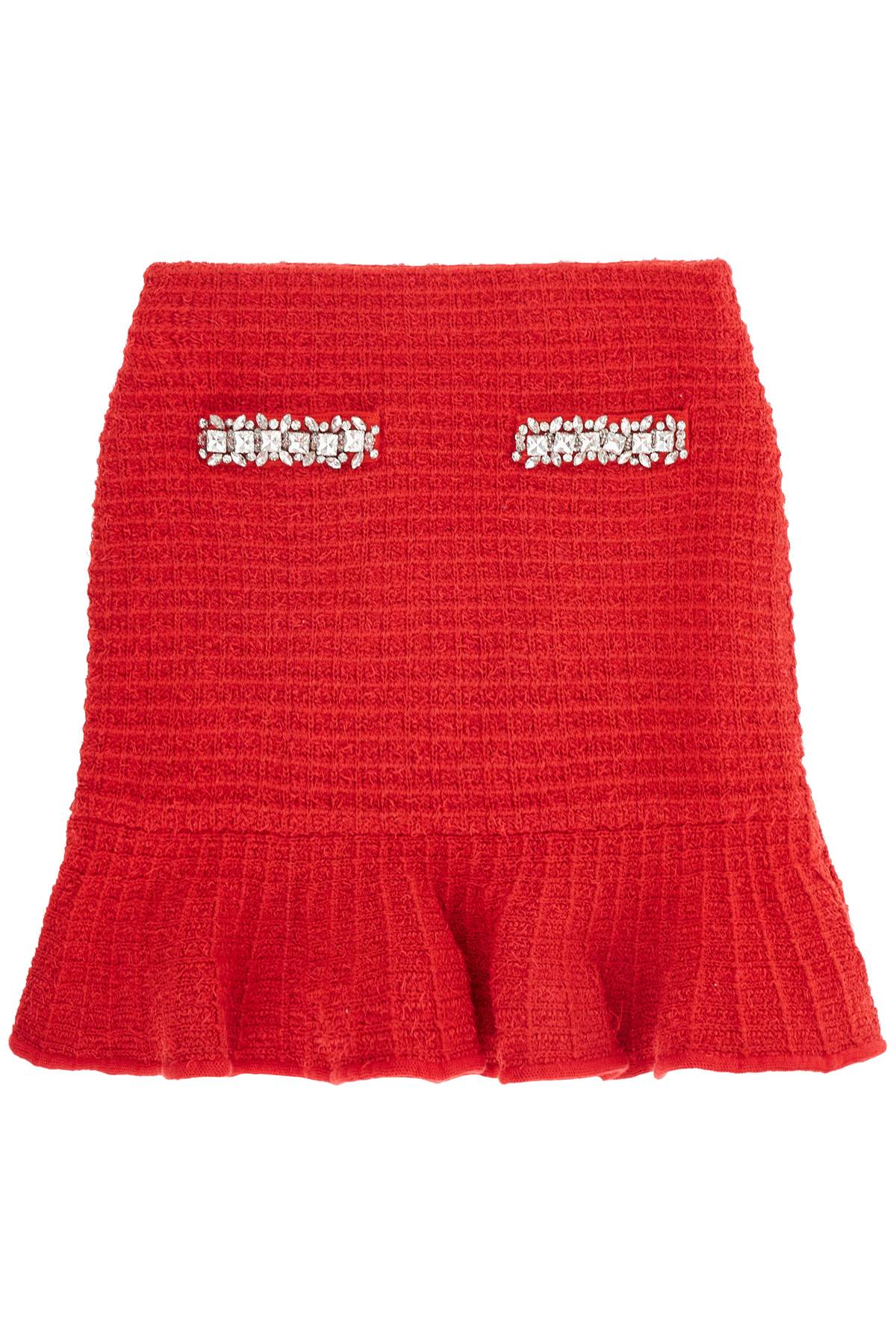 Self-Portrait Self Portrait textured knit mini skirt Skirts Self-Portrait