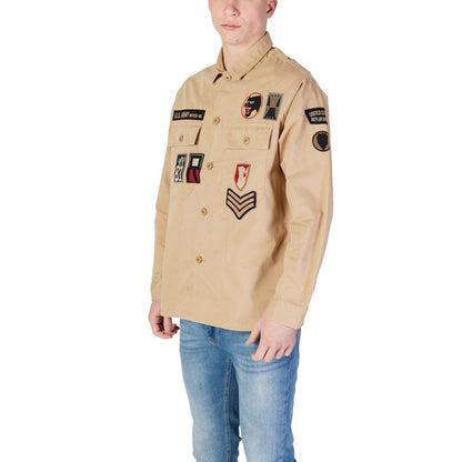 Replay Beige Denim Shirt Replay