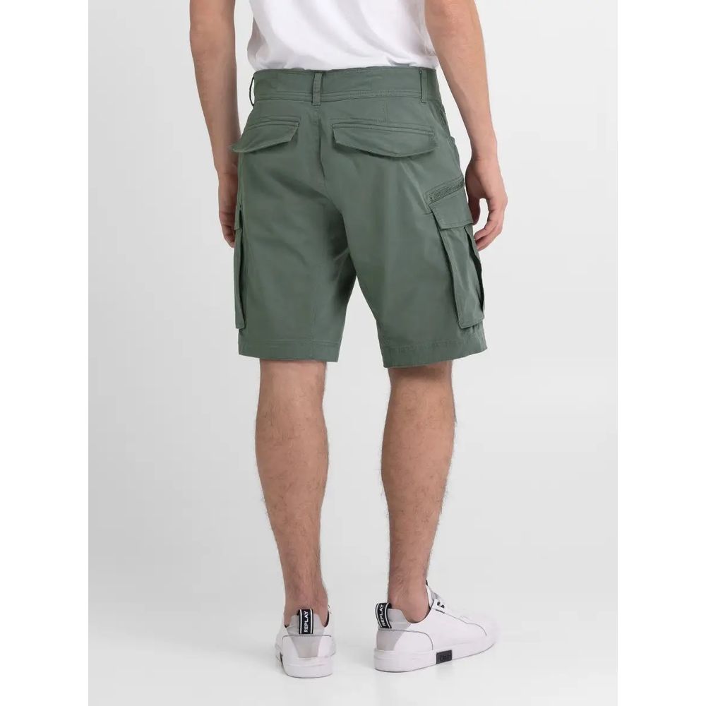 Replay Bicolor Cotton Bermuda Shorts Replay