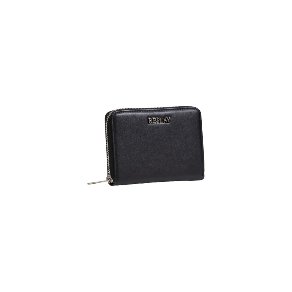 Replay Black Polyester Wallet Replay
