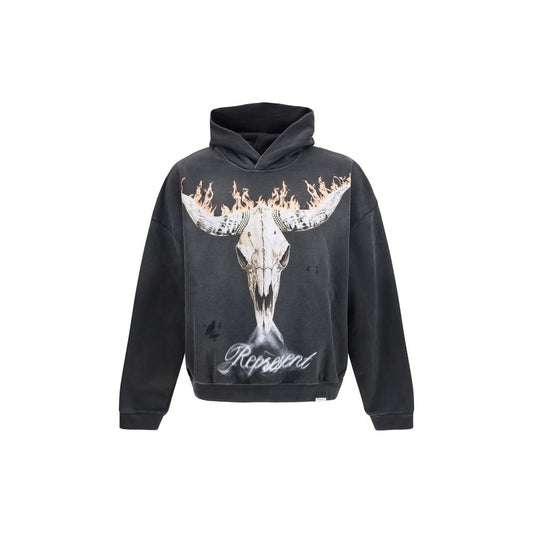 Represent Gray Cotton Sweatshirt 1728,72470364320,Clothing,Gray,L,M,Men,New with tags,Represent,S,Sweaters - Clothing,Sweatshirts - Sweaters - Clothing,XL